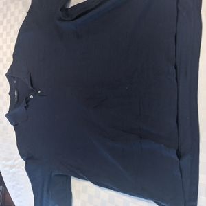 Polo Golf Navy Stripe Pima Cotton XXL